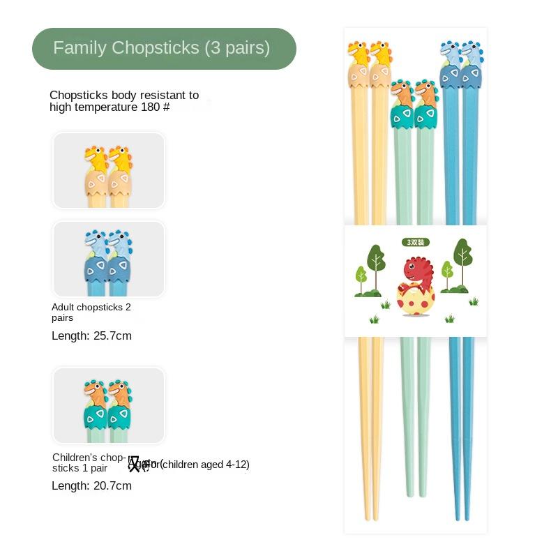 Children's Chopsticks Alloy Chopsticks Household One Person One Chopstick Baby Food Supplement Portable Chopsticks