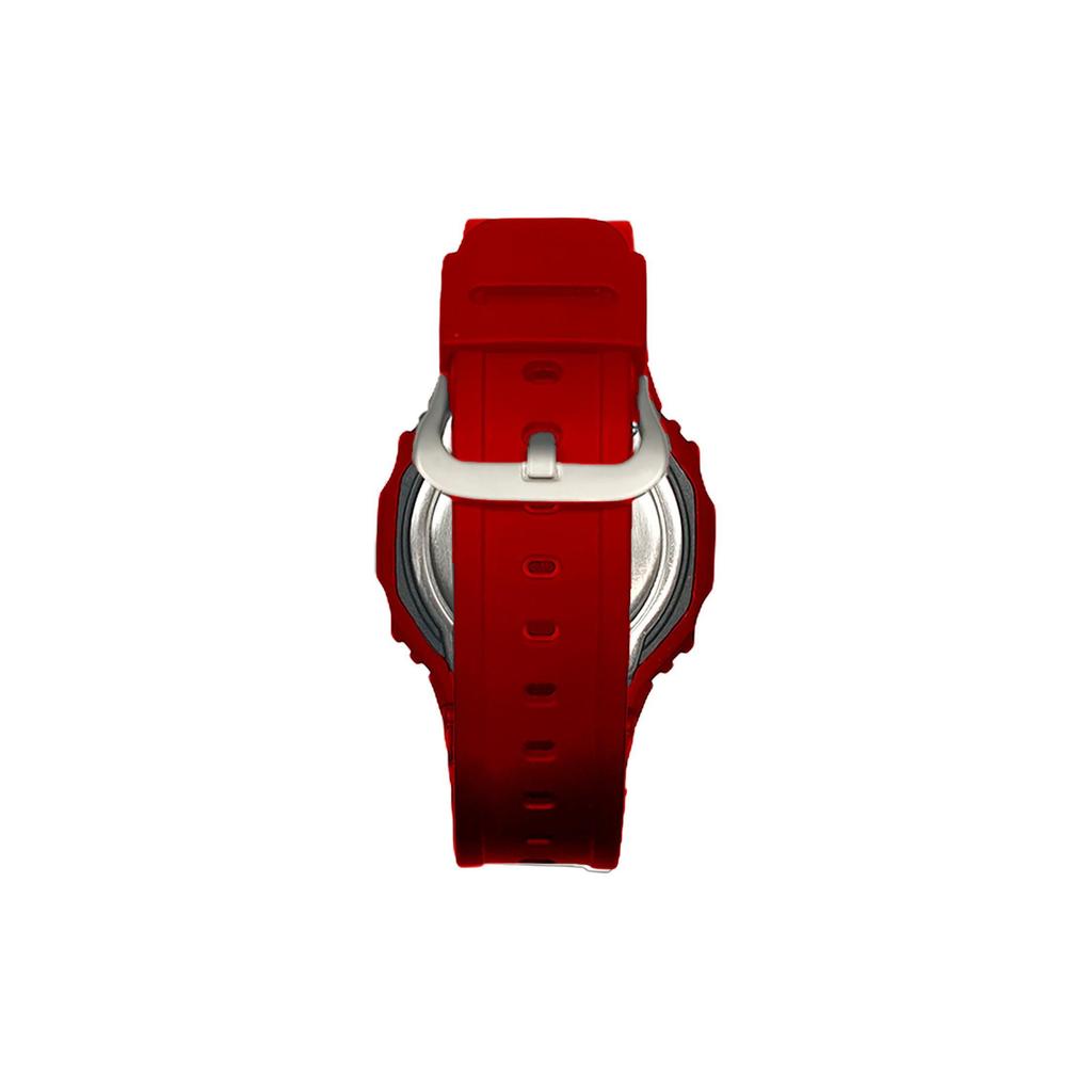 Casio Men Liquid Crystal,Analog Dual Display Series Red Watch GA-2100-1A1(Watch3--)
