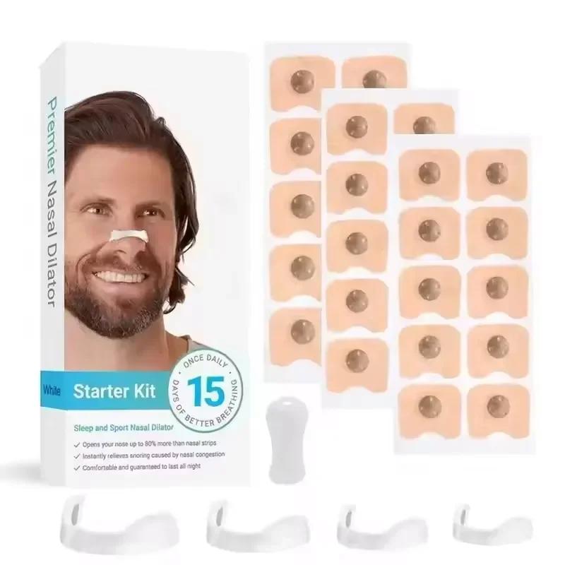 Anti Snoring Nose Vents Nasal Dilator for Better Sleep Snore Relief Breathe Easy Nasal Strips Sports Breathing Aid for Adults