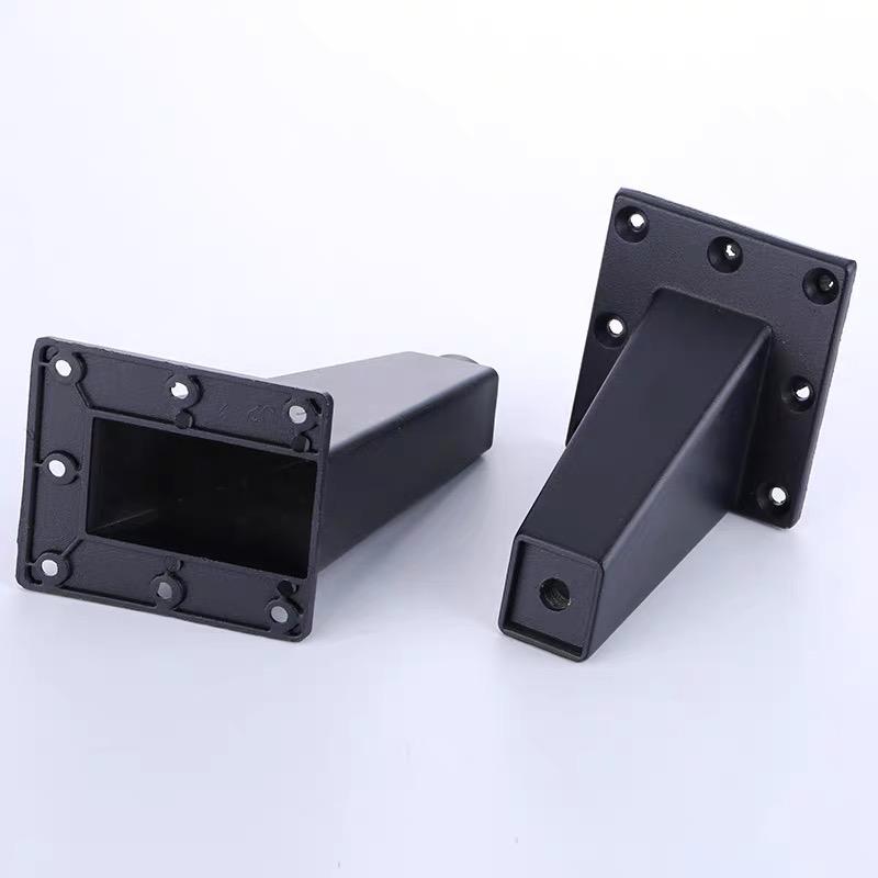 4/8Pcs Furniture Legs Pads  Aluminum Alloy Sofa Bed Feet Heavy Duty Solid Square Sloping Table Cabinet Replacement