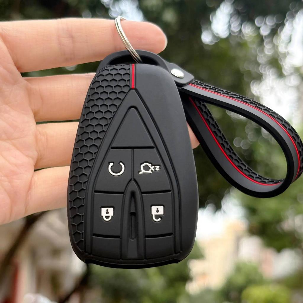 Keychain For Changan Unit Unik Cs35 Cs55 Cs75 Plus Uni-V Oshan Z6 X5 X7 Plus Silicone Car Romote Key Caps Holder