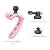 Silicone Action Camera Mount 360° Adjustable Rotatable Flexible Bracket Elastic Quick Release for Insta360/DJI Osmo/GoPro