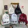 Zaino per la scuola Zaino per la scuola per studentesse delle scuole medie, semplice per ragazze delle scuole superiori, zaino personalizzato per pianoforte, alla moda, di alto valore per studenti universitari