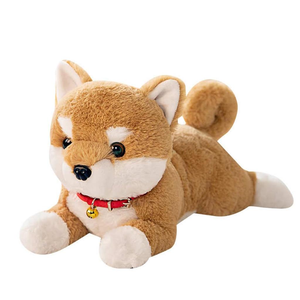 Cute Shiba Inu Plush Body Soft and Bedside Perfect for and as a Gift for Pillow, Large, Comfortable, Soothing, Cushion, 35cm, Birthdays, Children's