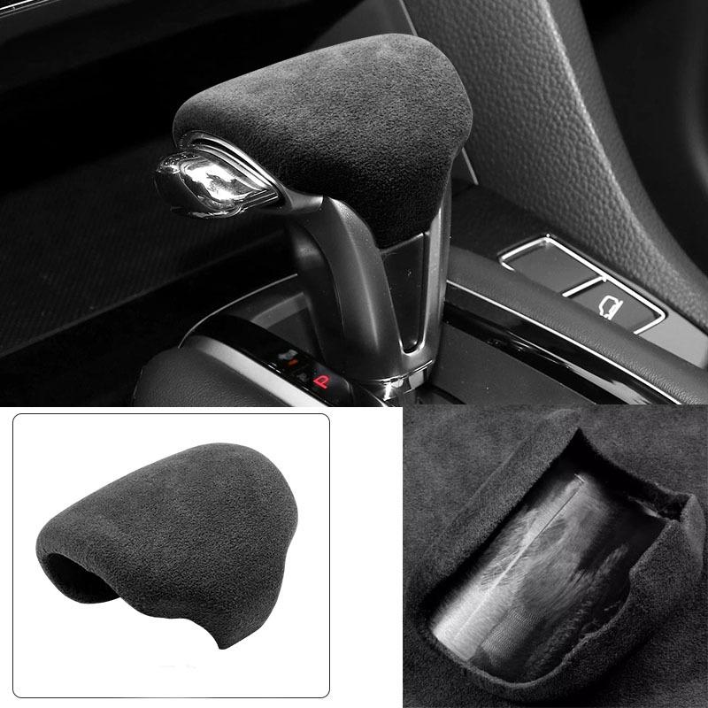 New Anti Fur Leather Gear Shift Knob Cover For Honda CRV 2017 2018 Gear Knob Protector