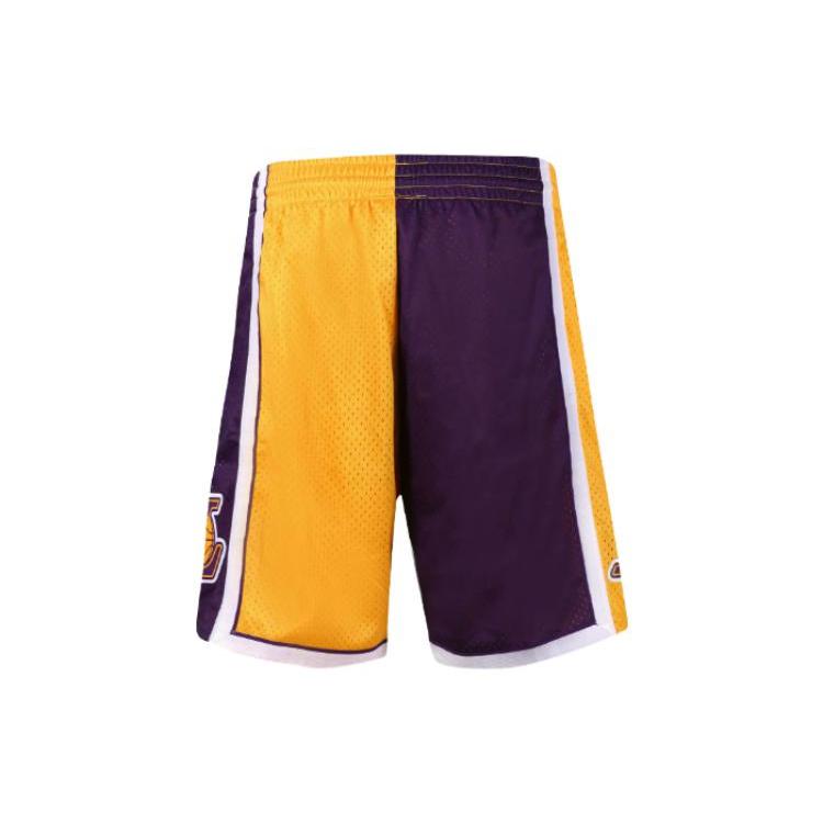 Mitchell & Ness Basketball Shorts Men's Purple Gold SMSH4855-LAL09PPPPRYW