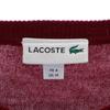 LACOSTE wool Long sleeve sweater M Bordeaux series knit Men's Used