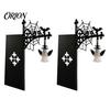 Creative Reading Corner Gift Halloween Library Lantern, Gothic Decorative Bookshelf Lamp, Vintage LED Style Accent Book Nook Light for Bookworms, Home