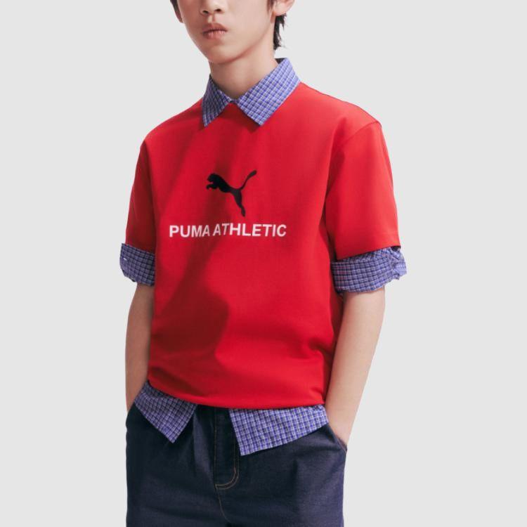 Men's PUMA Unisex T-Shirts Crew Neck Moderate Stretch