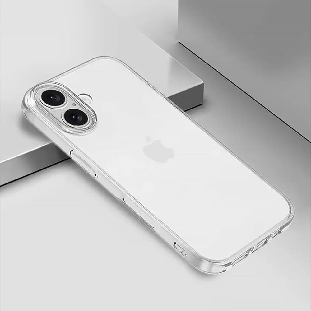 

Кристально прозрачный силиконовый мягкий чехол для iPhone 17 Air 16 16e 15 14 Plus Mini 11 Pro Max Ультратонкий прозрачный чехол-оболочка 17 iPhone 13 mini