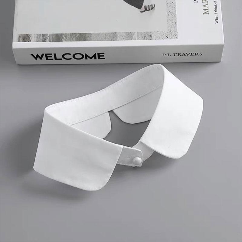 White Stand Collars Detachable Fake Collar Simplicity Fashion Faux False Collar for Women Girls