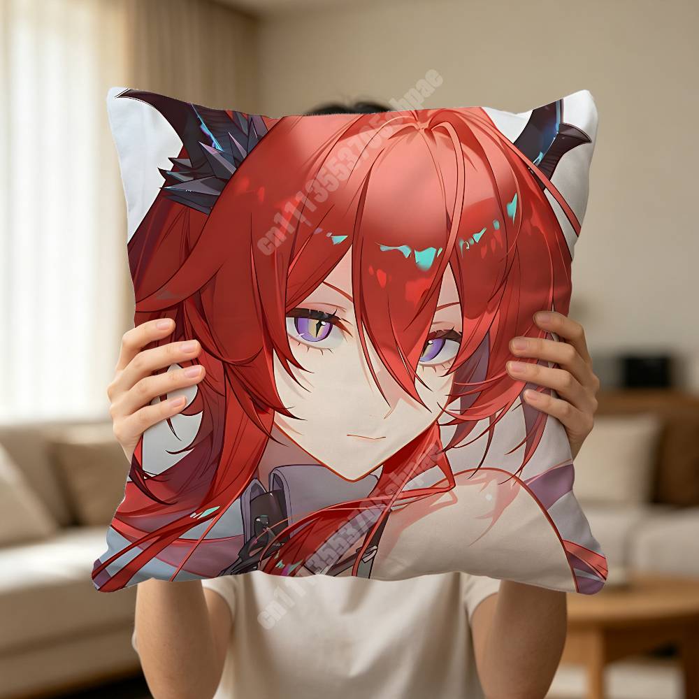 Arknights Endfield Laevatain Pillow Cover Cushion Case Sofa Couch Modern Apartment Decor Family Furnishing