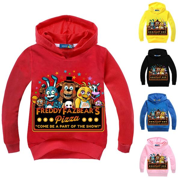 Anime Five Nights at Freddy/'s Kids Boys Printed Hoodie Casual Sweatshirts Hooded
