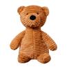 New Soft Cute Striped Animal Series Cartoon Cute Corduroy Large Children'S Plush Toy Soothing Doll