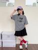 New Summer Kids' Cartoon Cat Short Sleeve T-shirt - Boys' Casual Korean Style Top