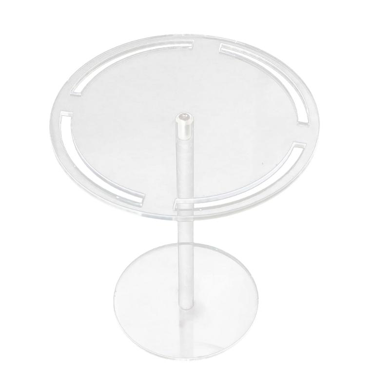 Round Eyewear Stand Glasses Storage Rack Transparent Rotatable Sunglasses Display Stand Eyeglasses Organizer for Desk