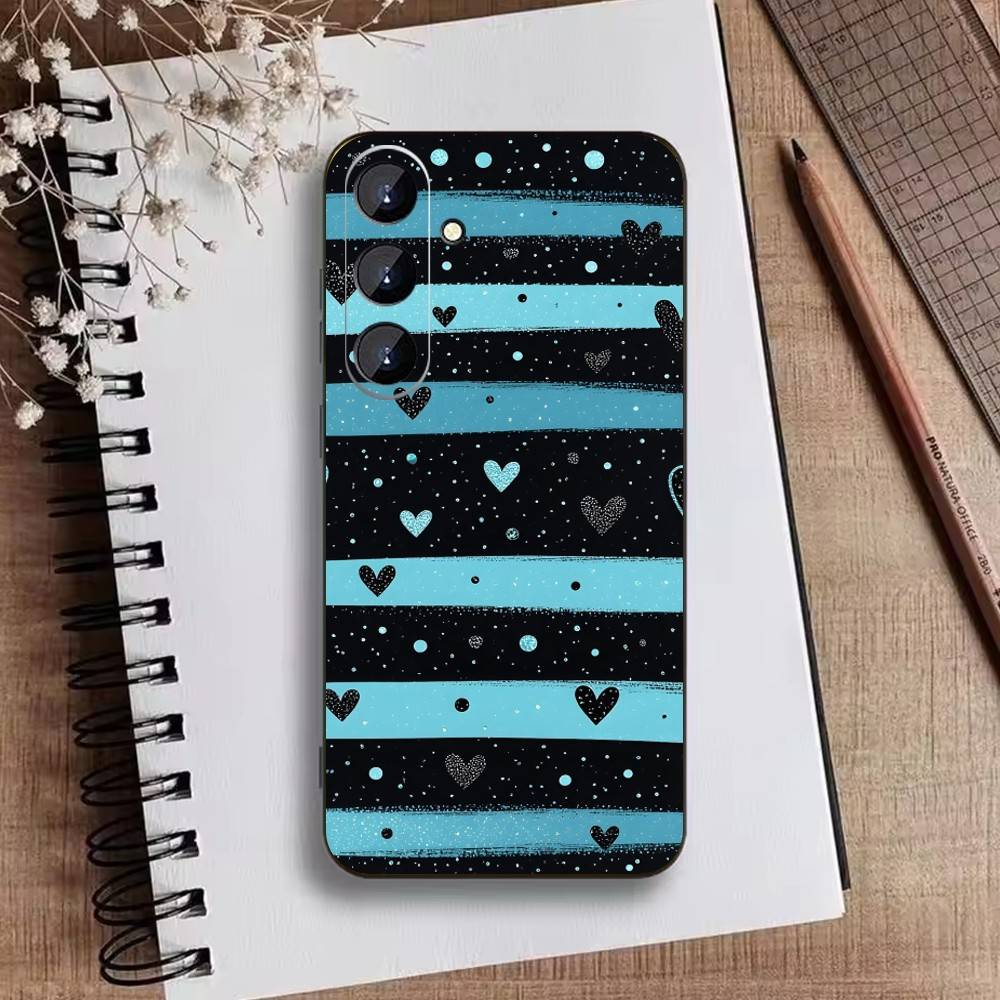 Y2k I-INS Graffiti Phone Case For Samsung Galaxy A73,21,22,32,71,53,52,51,80,5G Soft Black Cover