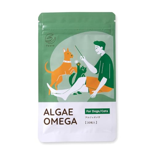 Pawte Водоросли Омега 30 таблеток AHS Добавка для собак и кошек, Жирные кислоты Омега-3 ДГК ДПК
