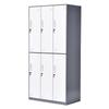 Six-Door Metal Locker Cabinet