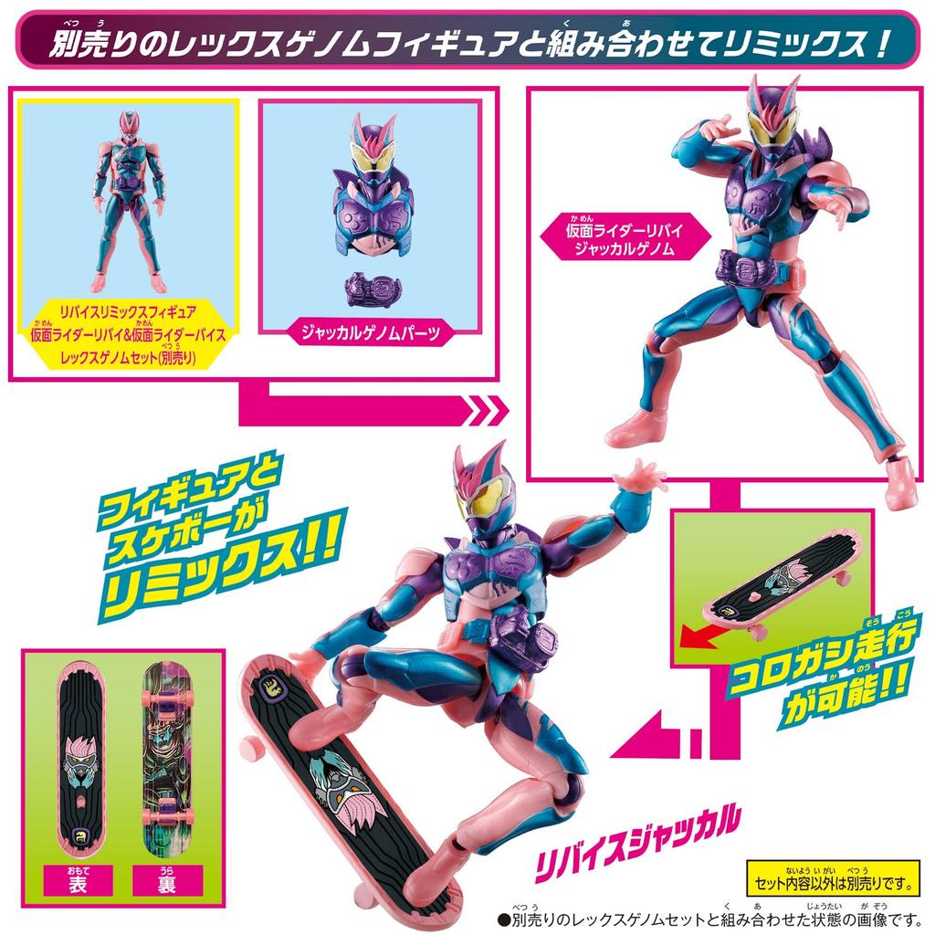 Kamen Rider Revise Revise Remix Figure Pterogenome & Jackal Genome Set