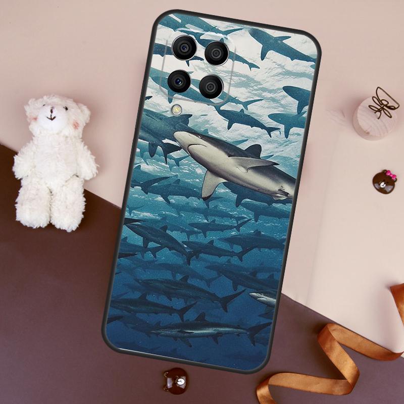 

Ocean Shark Tooth Fish Case For Samsung Galaxy M32 M52 M14 M54 M13 M33 M53 M56 M36 M16 M31 M11 M12 M35 M55 M15 M06 Samsung M52 5G