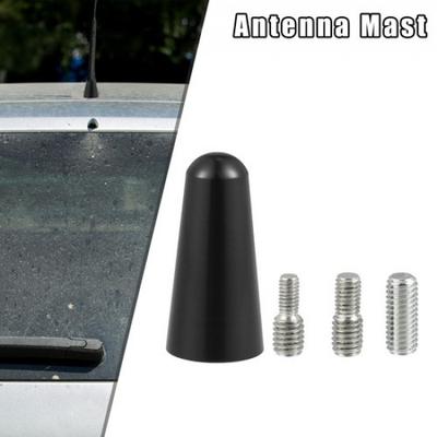 M Car Universal AM FM Antenna Short Stop Thread Rod Antenna Decorative Cover