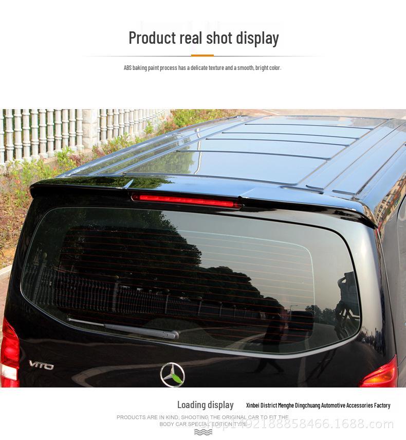 Vito V-Class Tail Wing for V260 - Suitable for Rear and Top Installation