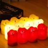 6/12 Stück Flackerfreie LED-Teelichter Helle Batteriebetriebene Realistische Kerzenlichter für Weihnachten Feiertag Hochzeit Heimdekoration
