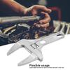 Lightweight Aluminum Alloy Large Opening Bathroom Nut Wrench, Home Multi-Function Hand Tool with Quick Anti-roll Design