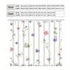 Floral Shower Curtain With Butterflies And Wildflowers Waterproof Bath Decor Elegant Bathroom Curtains Home Fashion Trend