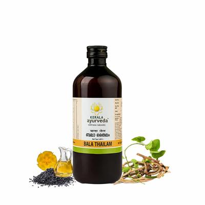 Bala Thailam 450 ml Kräuter-Muskel- und Gelenkmassageöl für Flexibilität & Erholung