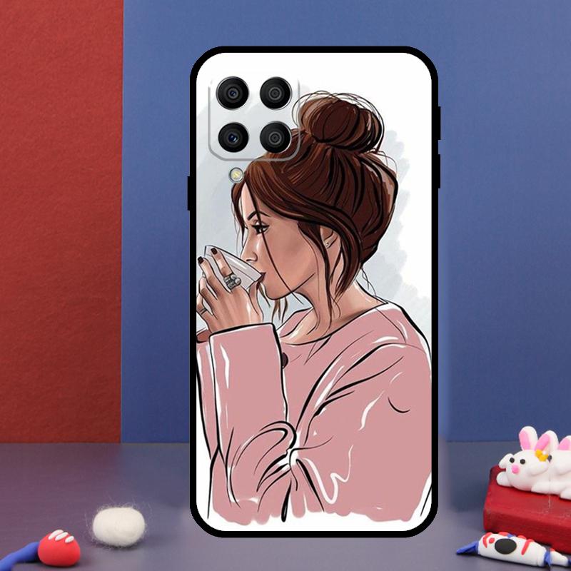 OK But First Coffee For Samsung Galaxy M33 M13 M23 M53 M15 M55 M31 M51 M14 M34 M54 M20 M30s M32 M52 Phone Case