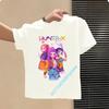 Style Children's Pure Cotton Short-Sleeved Cartoon Printed Summer T-Shirt - Girls' Casual Shirt for Leisure, Boys' Sports Shirt