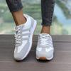 Autumn new casual shoes fashionable versatile travel running shoes breathable leather lightweight sports women's shoes