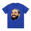 Hip Hop Rapper Drake Graphic T Shirt Vintage Gothic Oversized Short Sleeve T-shirt Casual Cotton T-shirts Streetwear Unisex