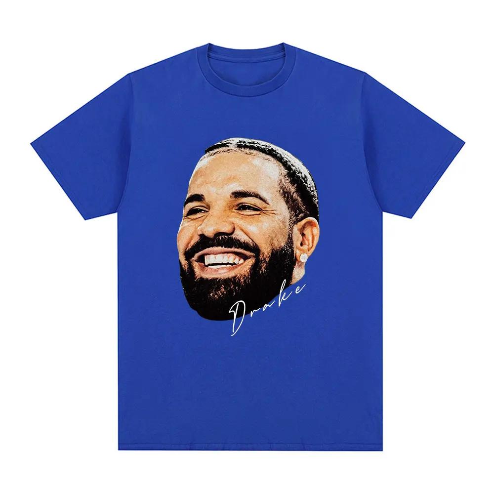 Hip Hop Rapper Drake Graphic T Shirt Vintage Gothic Oversized Short Sleeve T-shirt Casual Cotton T-shirts Streetwear Unisex