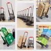 Foldable Grocery & Luggage Hand-Pull Cart - Sturdy, Portable, Compact Design