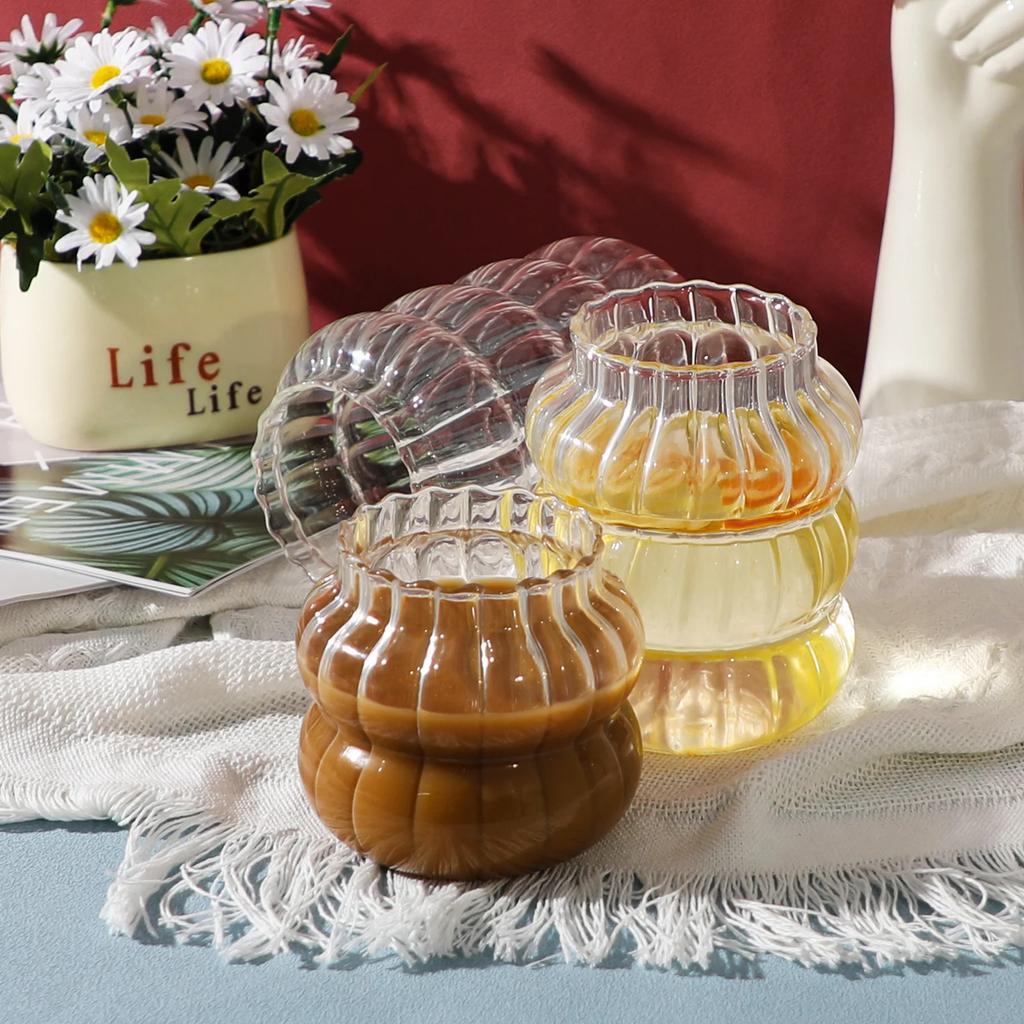 1pc-Caterpillar Cup, Chubby and Chubby Glass Cup, Fruit Tea Cup, Large Capacity Cold Drink Cup, Coffee Cup