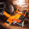 High-tech WW2 Technical Osprey Transport Aircraft Building Blocks High-Tech Sets Military Fighter Brick Toys For Birthday Gifts