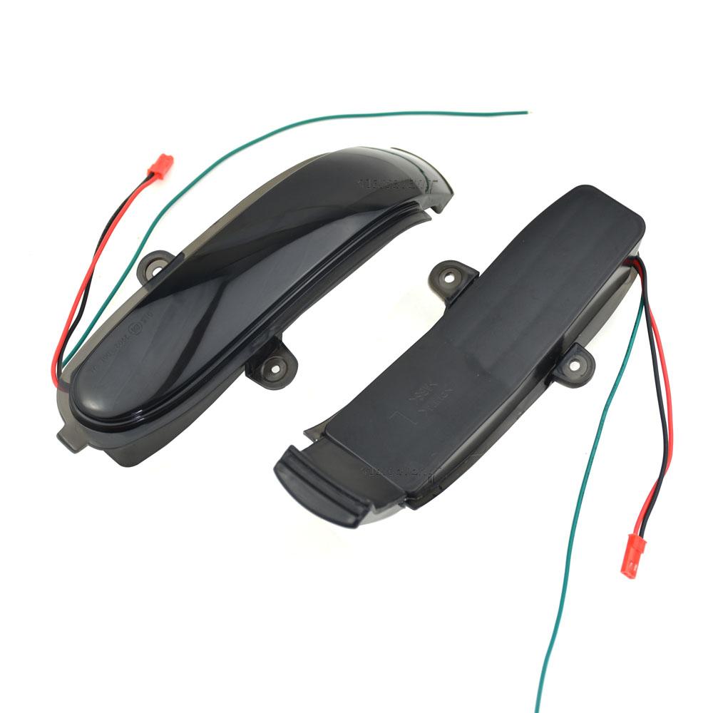 2dílné LED dynamické sekvenční směrové světlo na boční zrcátko pro Mercedes Benz C Class W203 S203 CL203 2001-2007