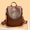 Dual-shoulder Bag, Casual Large Capacity Backpack, Single-shoulder Bag, Fashionable Student Travel Bag