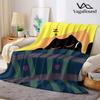Yellow Sleeping Cat Flannel Blanket Warm Soft Halloween Christmas Decorative Couch Warm Cozy All-Season Gift