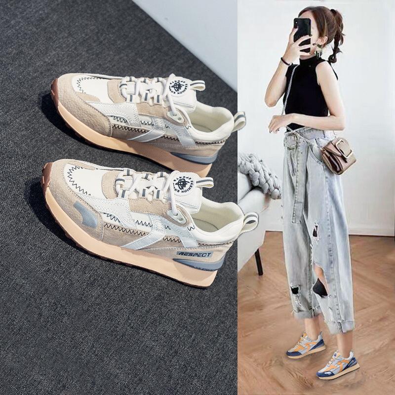 Women's Shoes Spring and Autumn New Platform Sports Leisure Ins Fashion