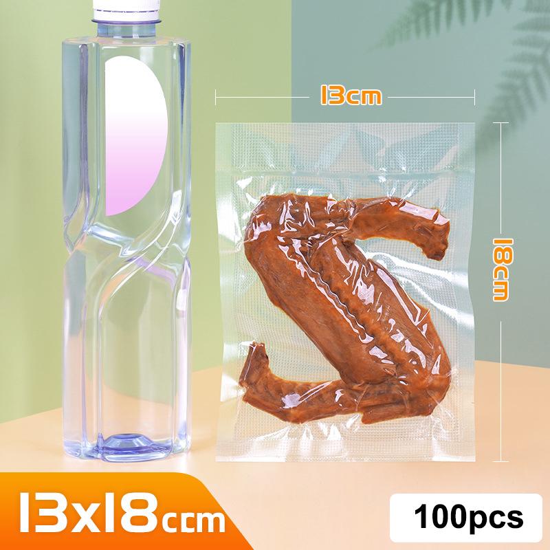 100Pcs Vacuum Bag Kitchen Food Vacuum Sealer Bag Thick 0.2Mm Storage Vacuum Packaging Bags Food Packing Bag