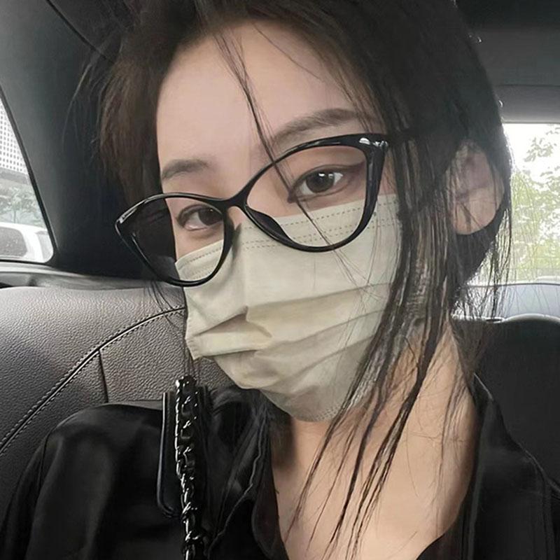 Ultra Light Cat Eye Frame Clear Lens Glasses Myopia Nerd Spectacles -0.5 to -6.0 Round Face Hyperopia +0.5 to +6.0