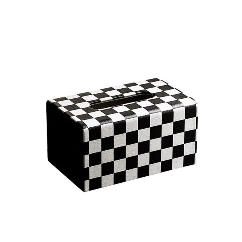 cmaos Light Luxury Checkerboard Tissue Box