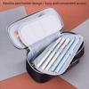 Canvas Password Lock Pen Box 4 Layers Portable Organizer Box Large-Capacity Pencil Case  Kids