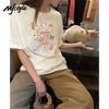 MJ STYLE Women's Round Neck Cotton Short Sleeve T-Shirt