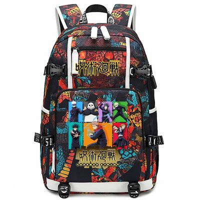 Bag Anime Peripheral Five Wushu Second Dimensional Backpack for Junior High School Students and Elementary School Students Large Capacity Backpack