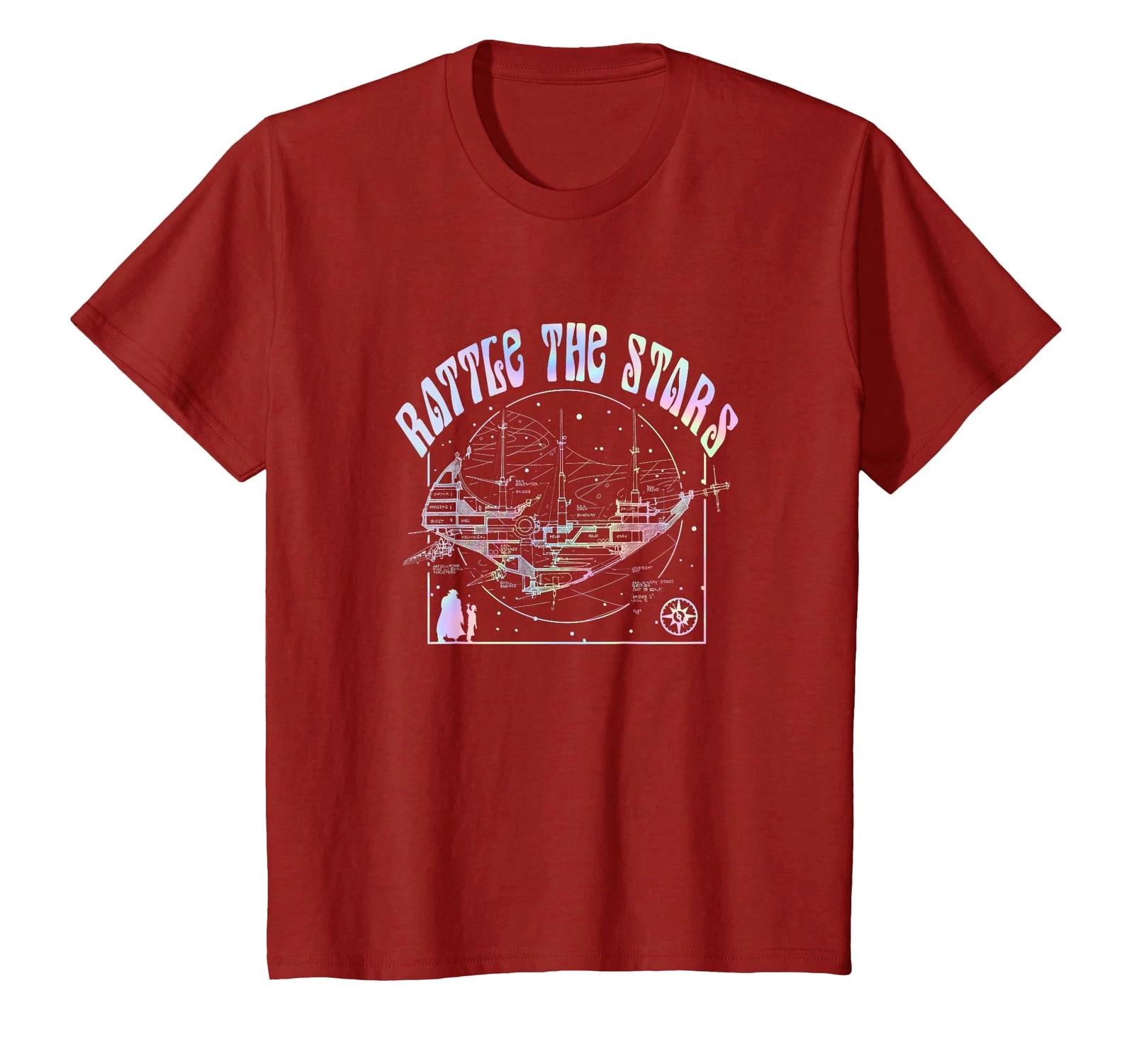 Disney Treasure Planet Vintage Rattle The Star Rainbow Neon T-Shirt_ L